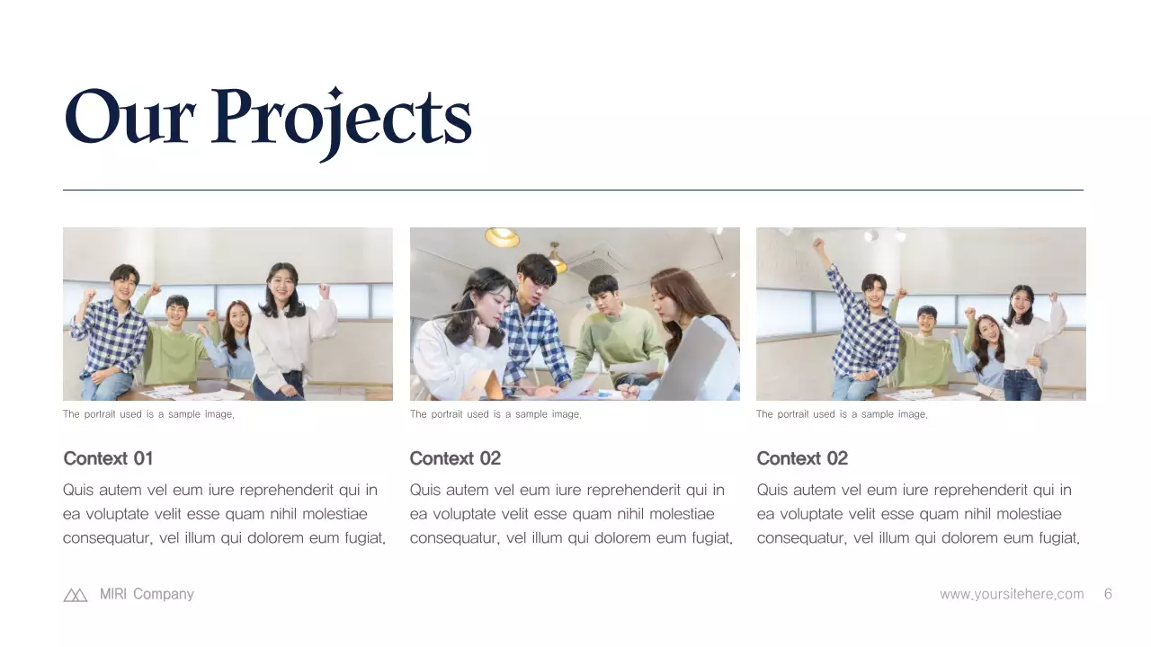 Navy Modern IT Solution Business Presentation