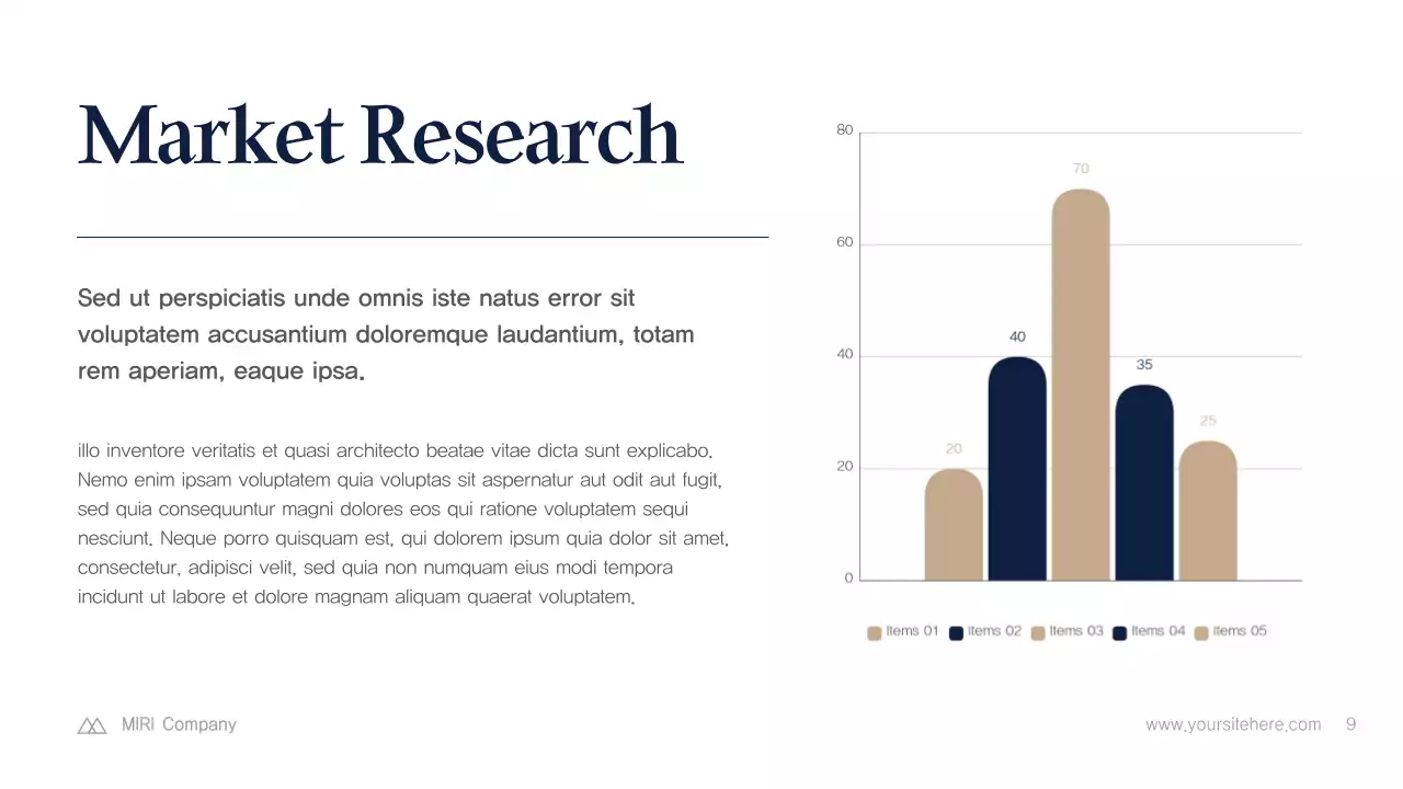 Navy Modern IT Solution Business Presentation