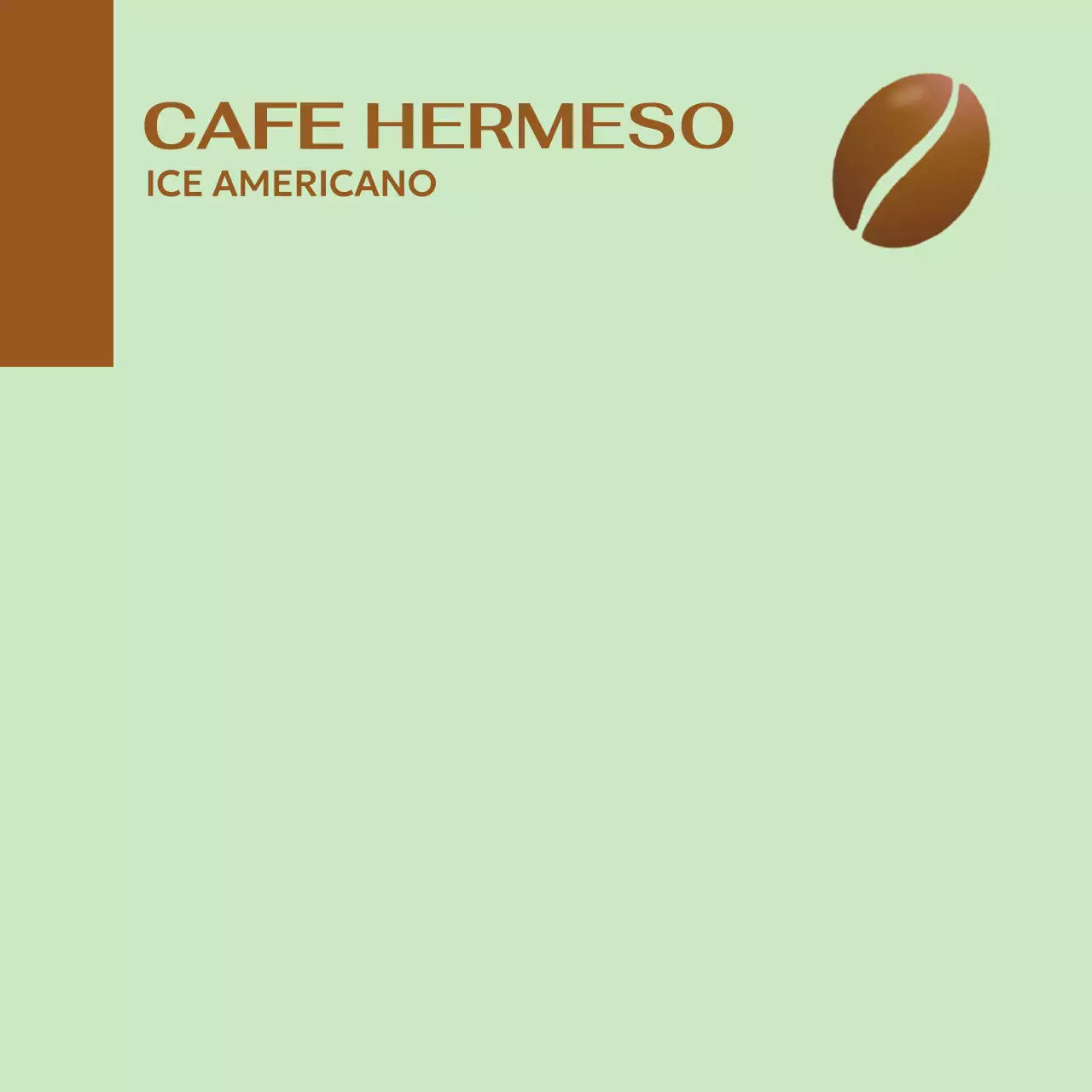 따뜻한 음료 일러스트가 있는 심플한 카페 메모지 문구