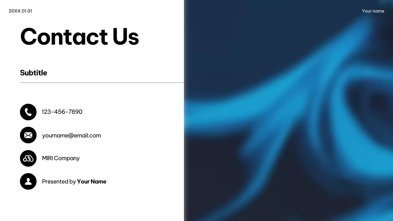 Blue Modern IT Solution Corporate Presentation