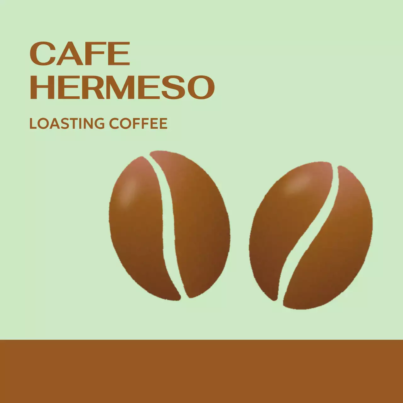 따뜻한 음료 일러스트가 있는 심플한 카페 메모지 문구