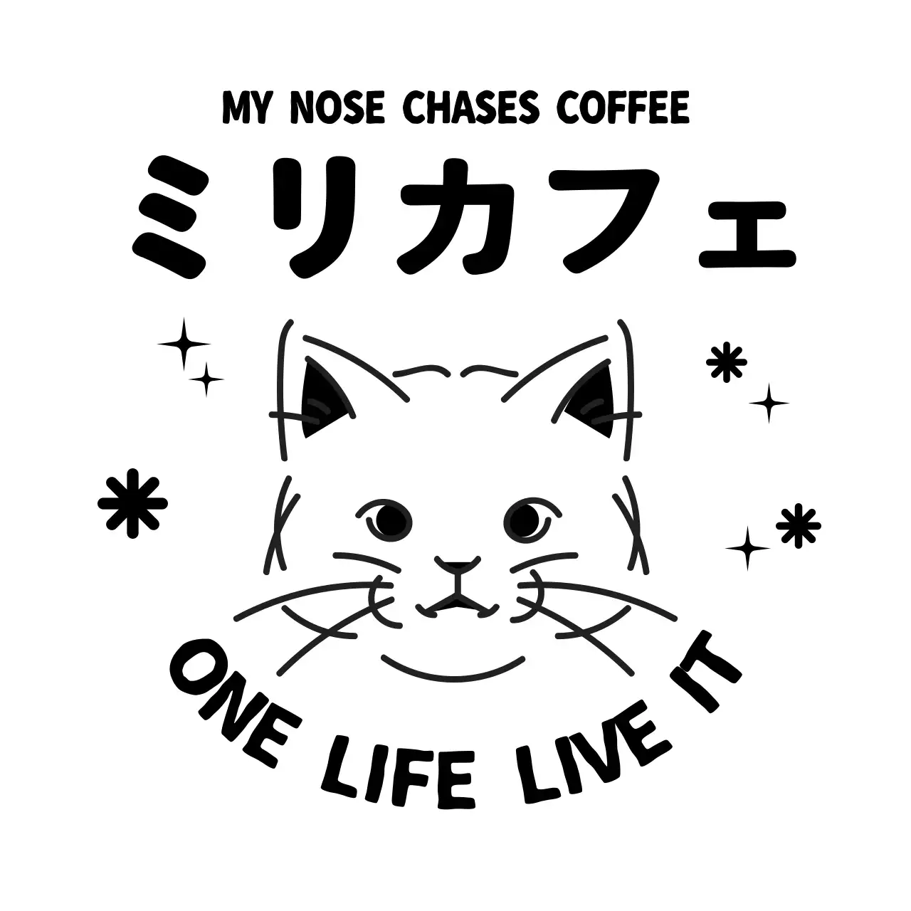 白黒 シンプル カフェ カップ