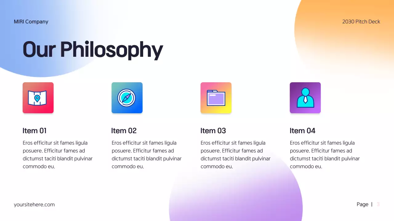 Colorful Modern Media Pitch Presentation