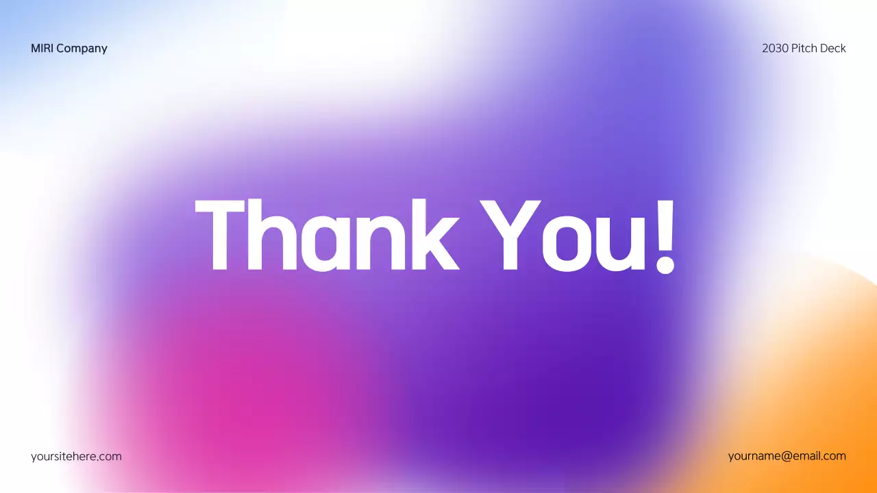 Colorful Modern Media Pitch Presentation