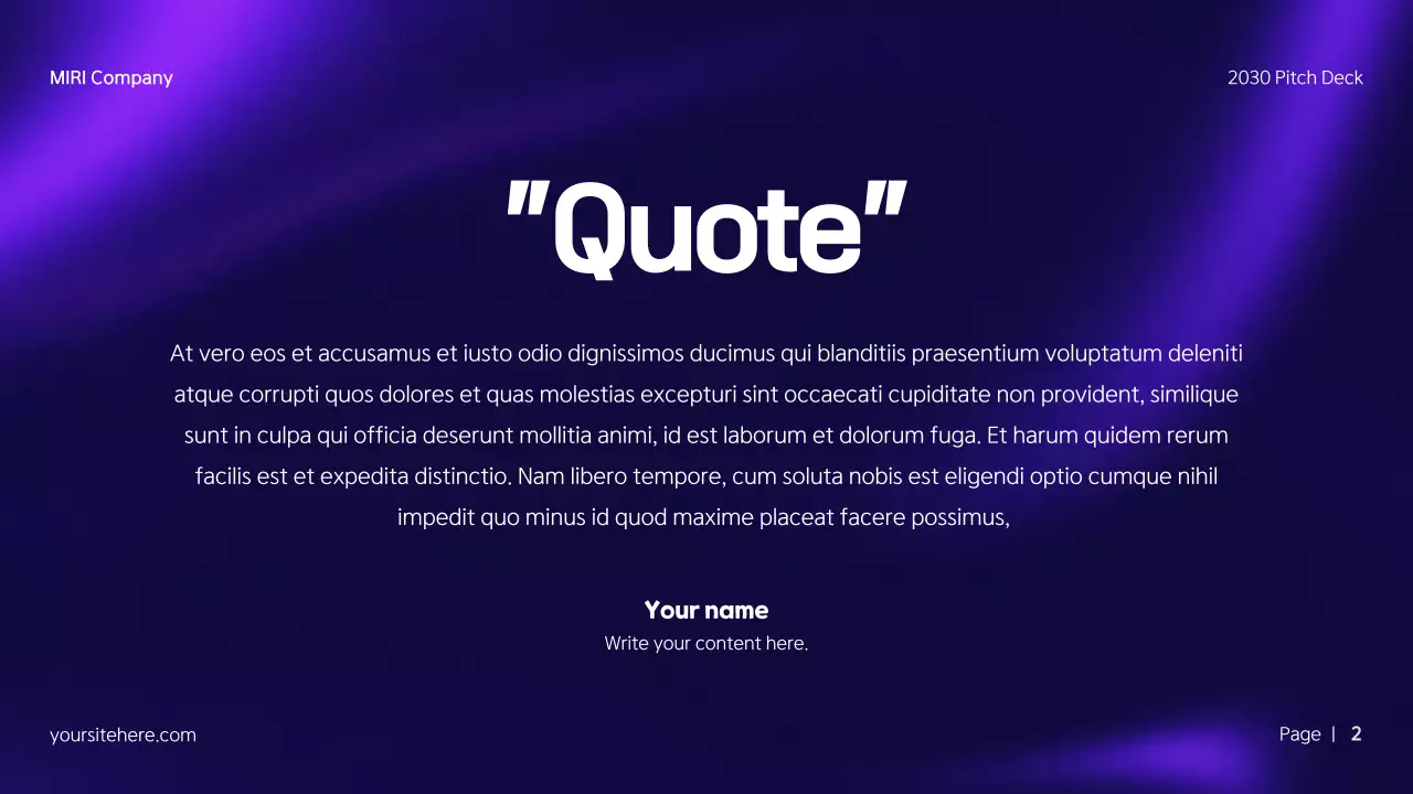 Colorful Modern Media Pitch Presentation