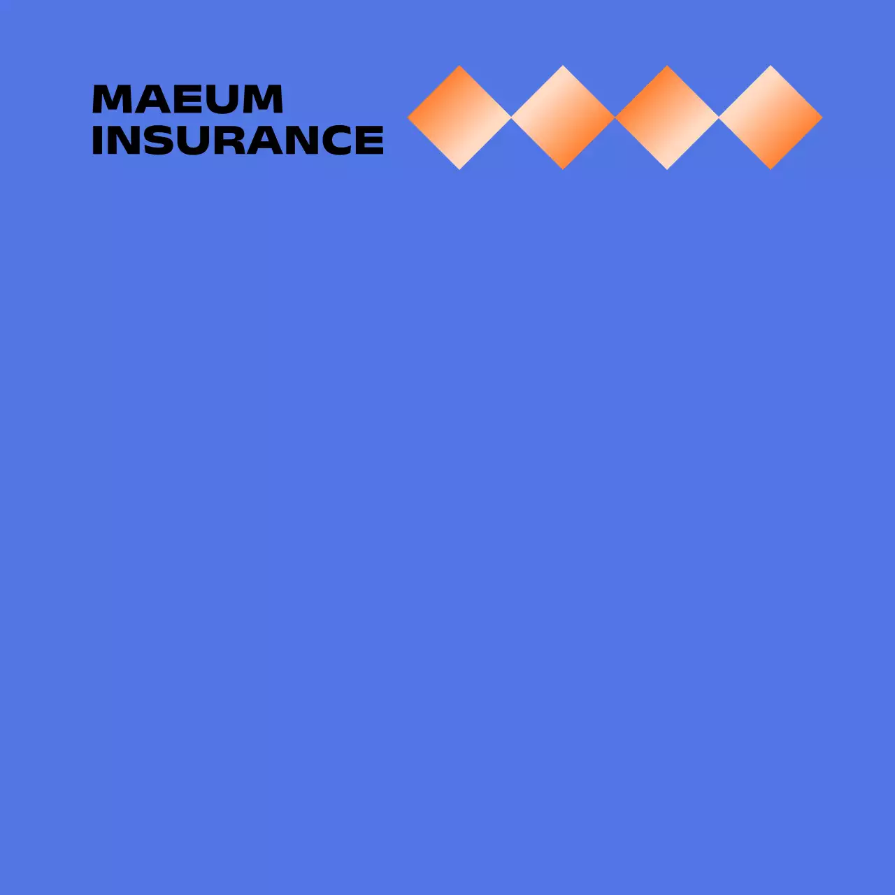 그라데이션 미니멀 금융 광고