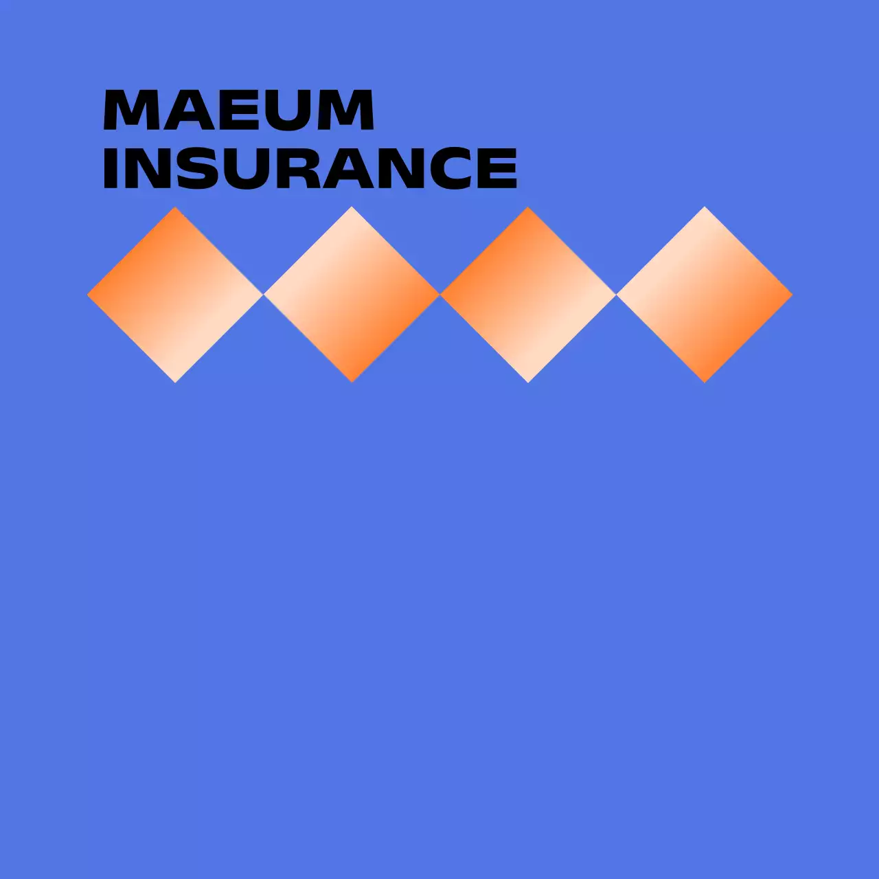 그라데이션 심플 금융 광고