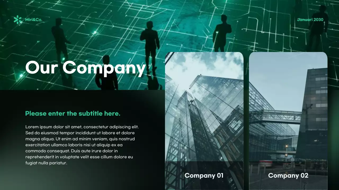 Green Modern Cybersecurity Presentation