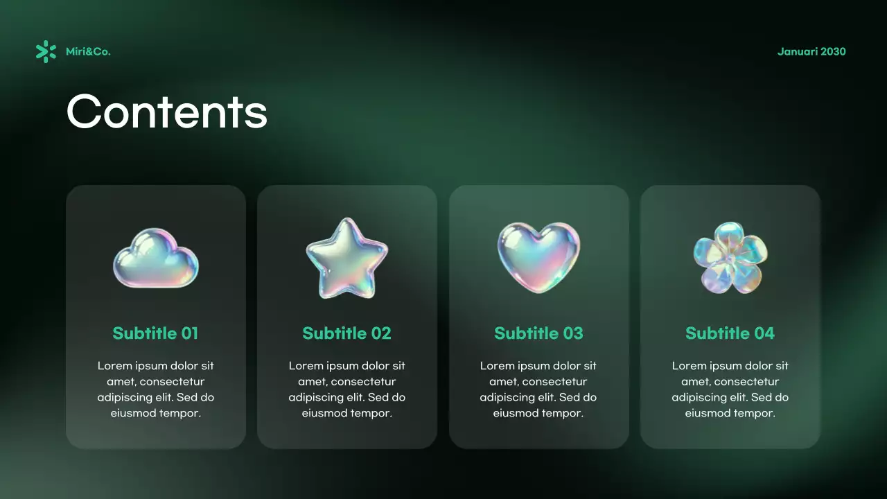 Green Modern Cybersecurity Presentation