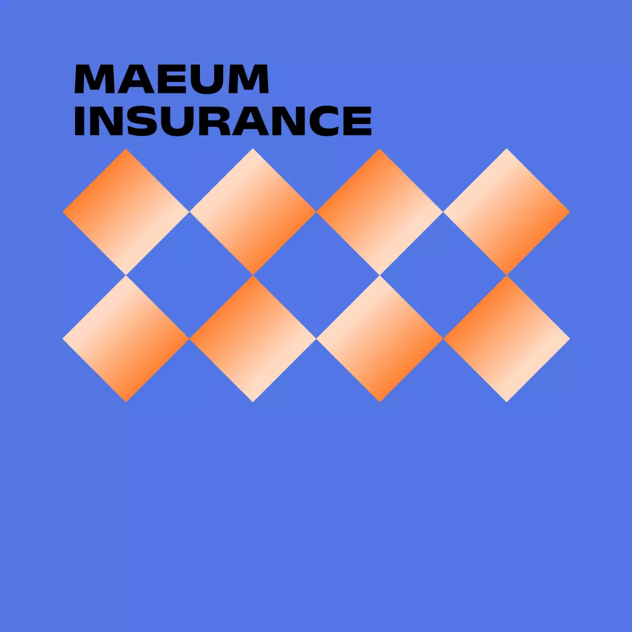 그라데이션 심플 보험 광고 홍보