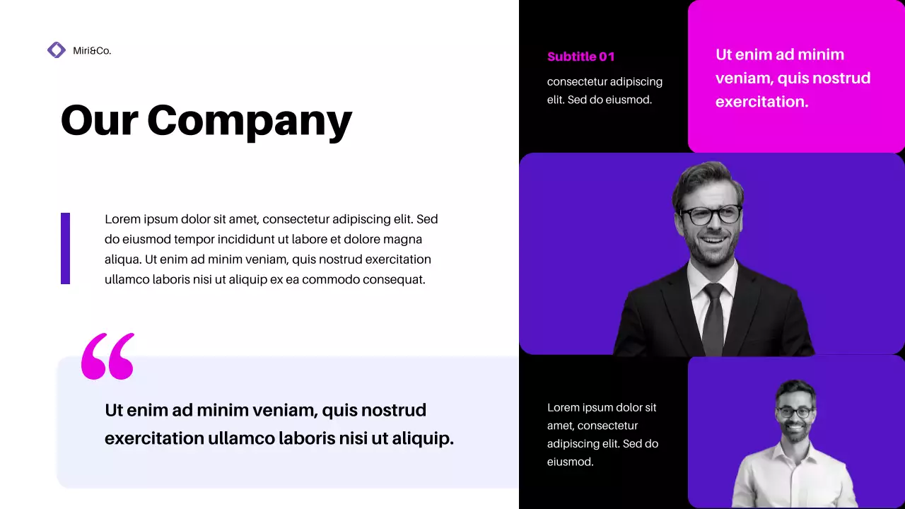 Neon Modern Cybersecurity Agency Presentation