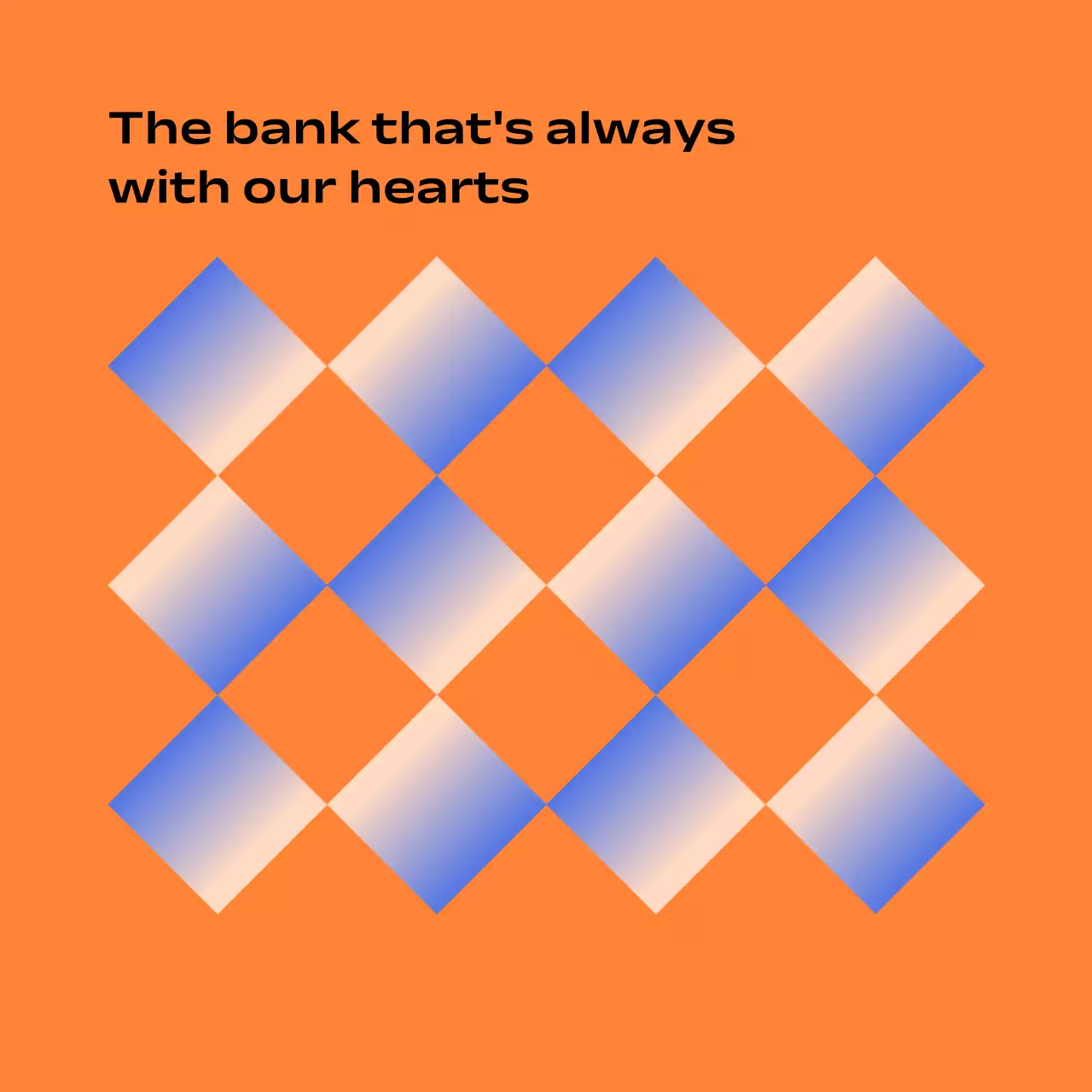 그라데이션 미니멀 보험 광고