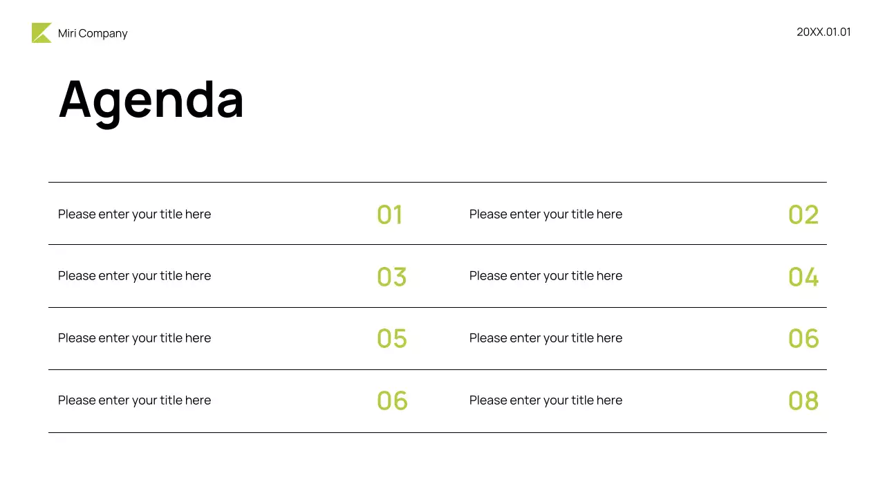 Green Modern Budget Review Presentation
