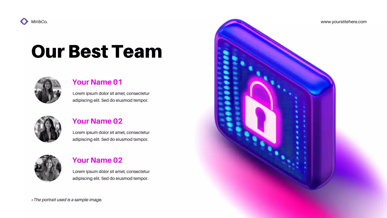 Neon Modern Cybersecurity Agency Presentation