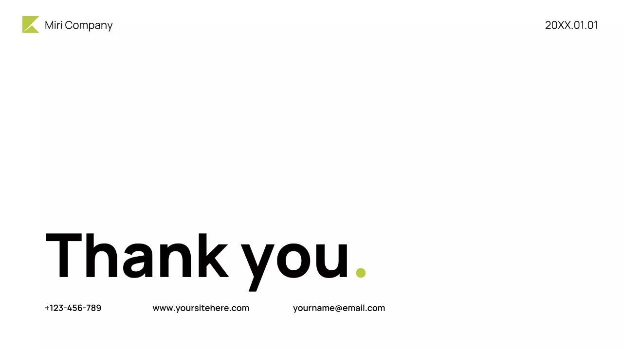 Green Modern Budget Review Presentation