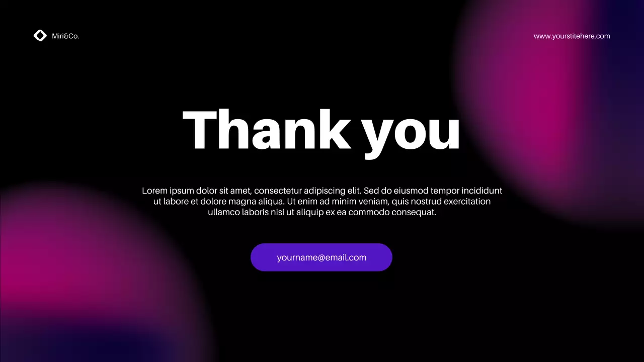 Neon Modern Cybersecurity Agency Presentation