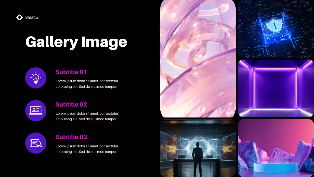 Neon Modern Cybersecurity Agency Presentation