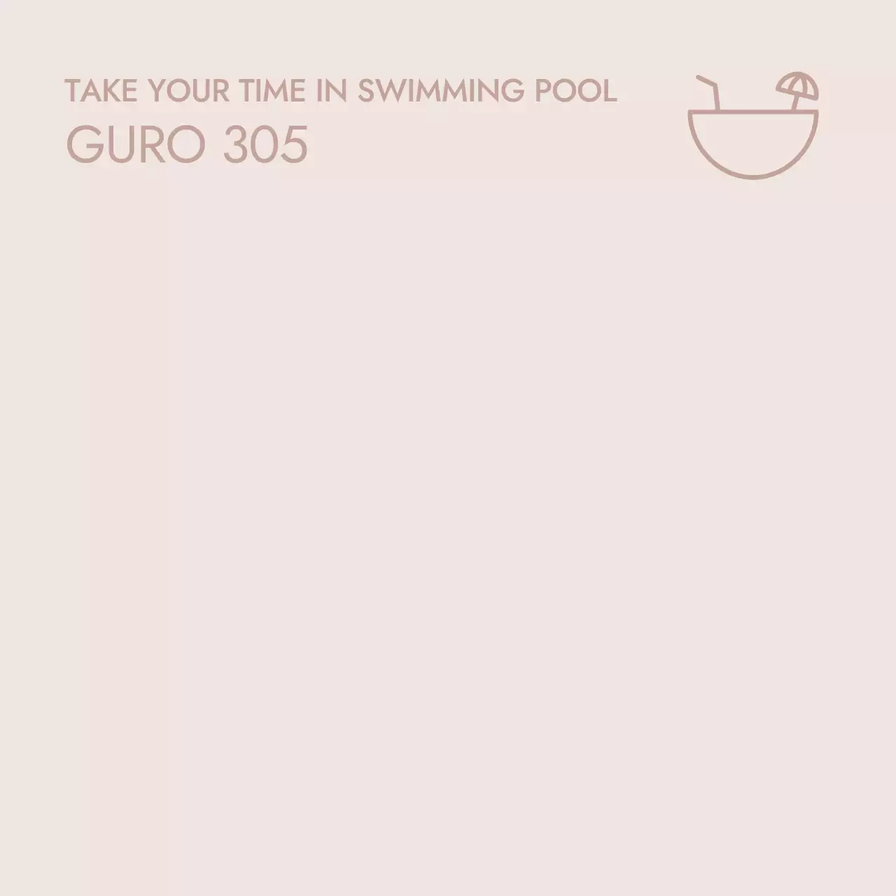 베이지 미니멀한 아이콘 문구