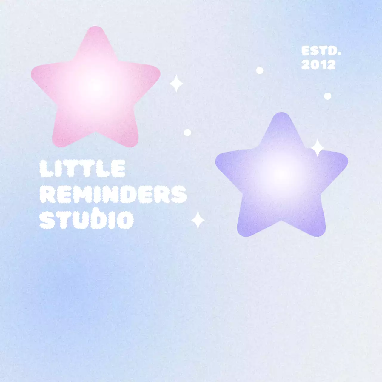 그라데이션 심플 메모지 문구