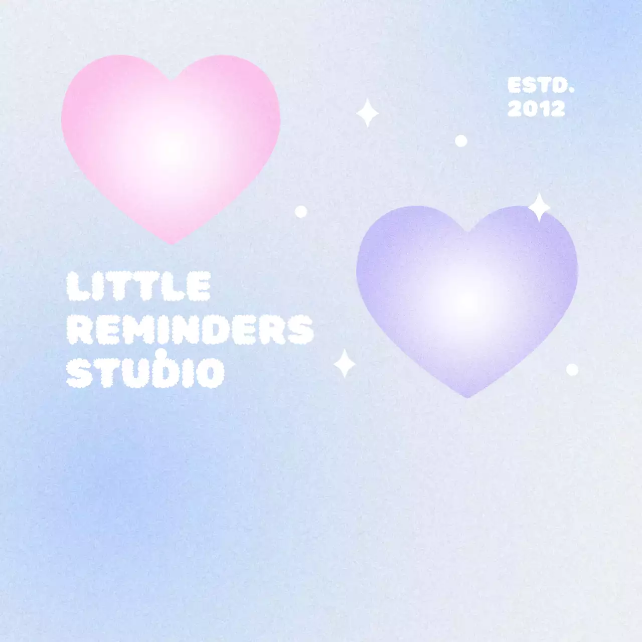 그라데이션 심플 메모지 문구