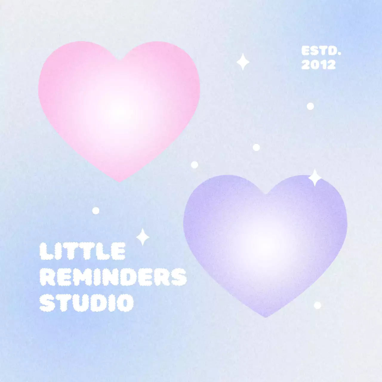 그라데이션 심플 메모지 문구