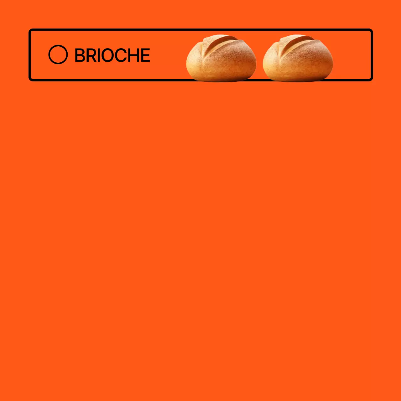 주황 미니멀 카페 홍보