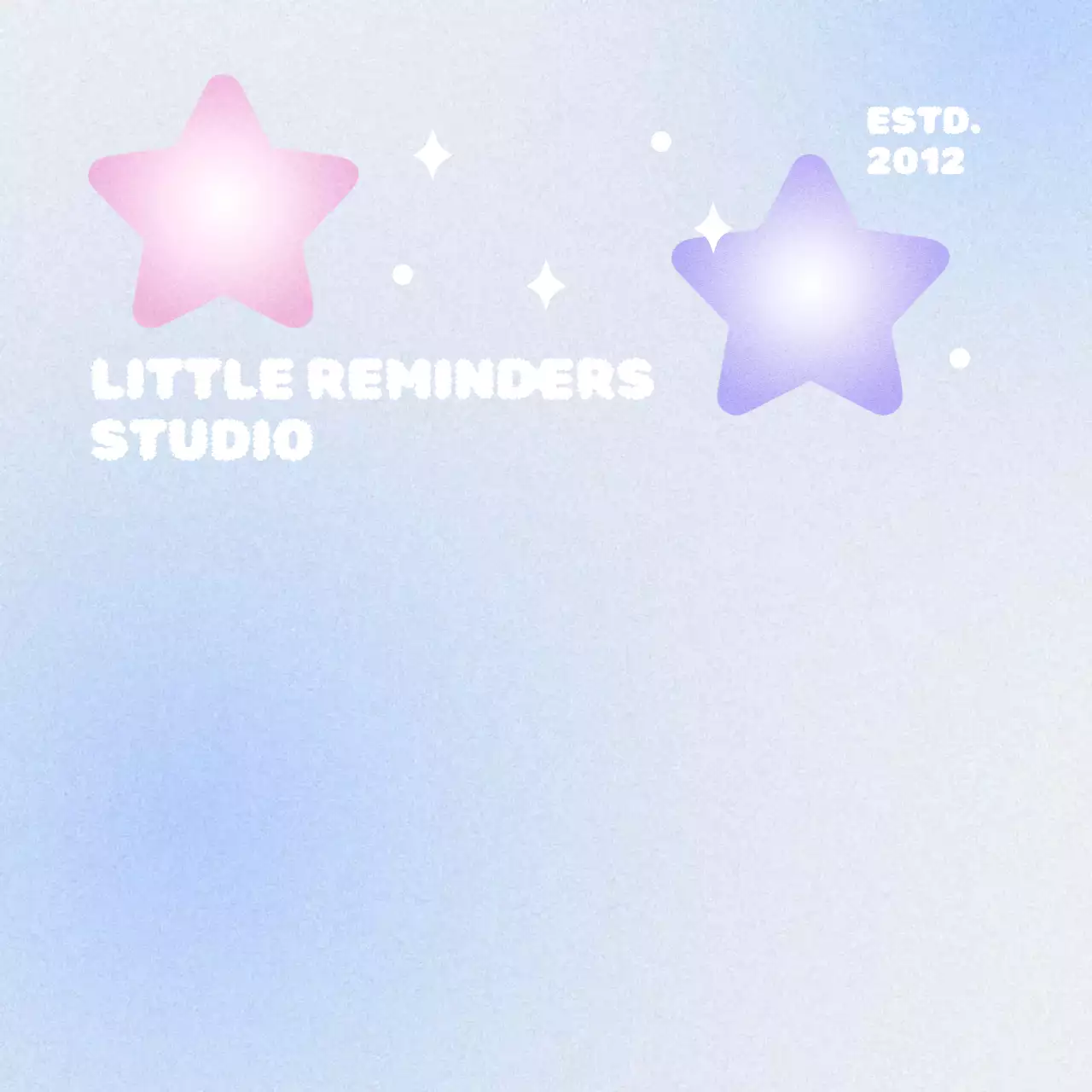 그라데이션 심플 메모지 문구