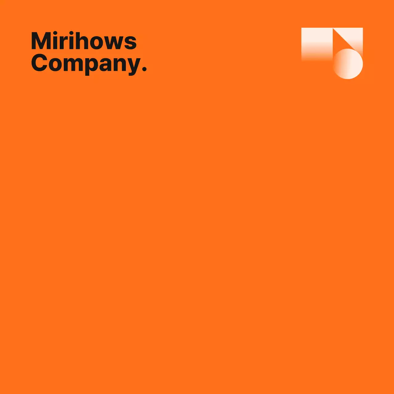 오렌지 블랙의 기업 웰컴 키트