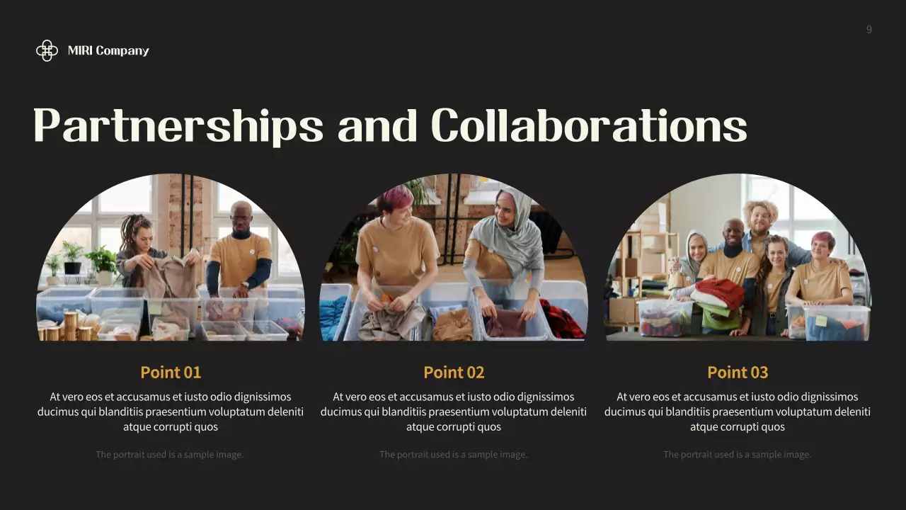 Black Minimalist Fundraising Proposal Presentation