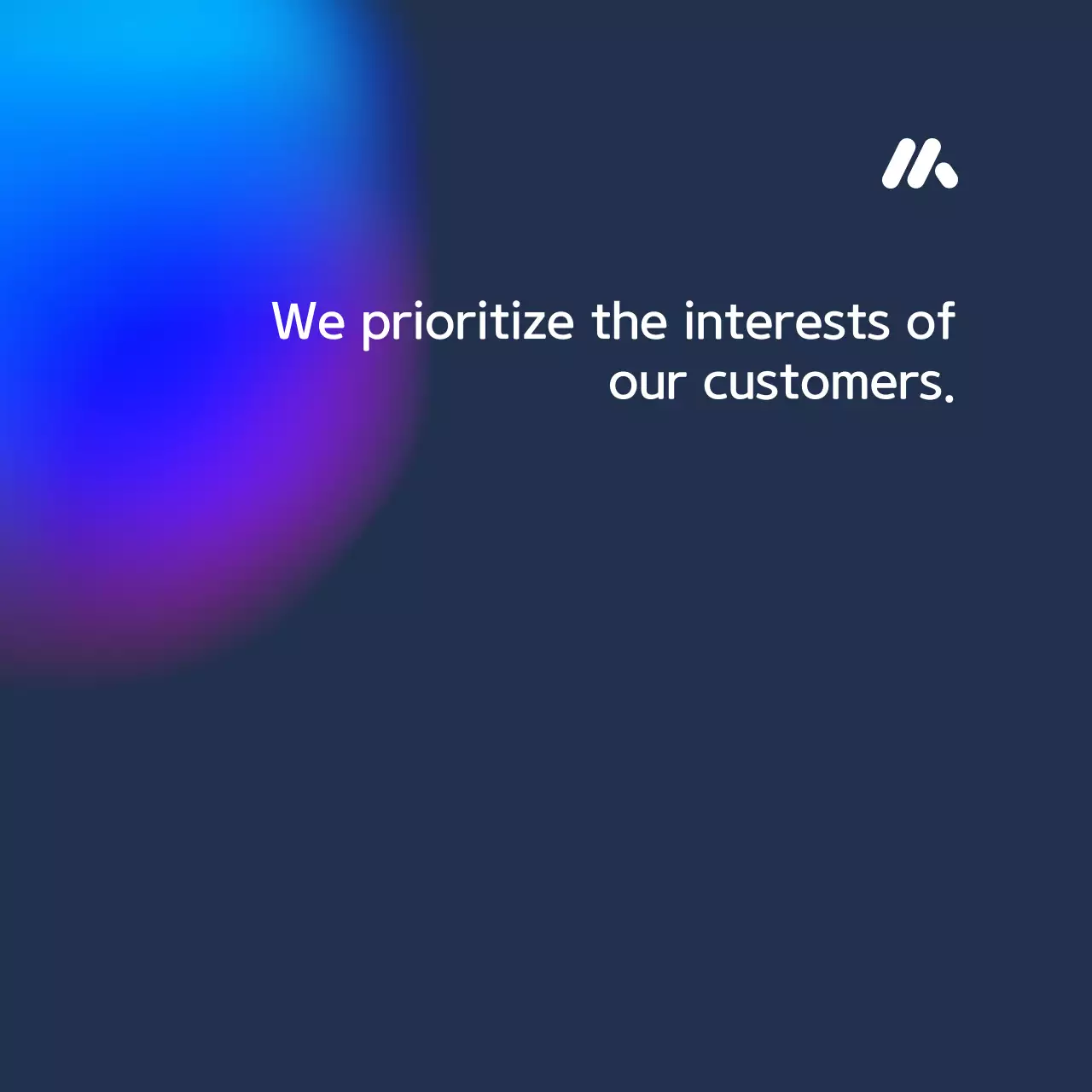 블루 그라데이션 금융 광고