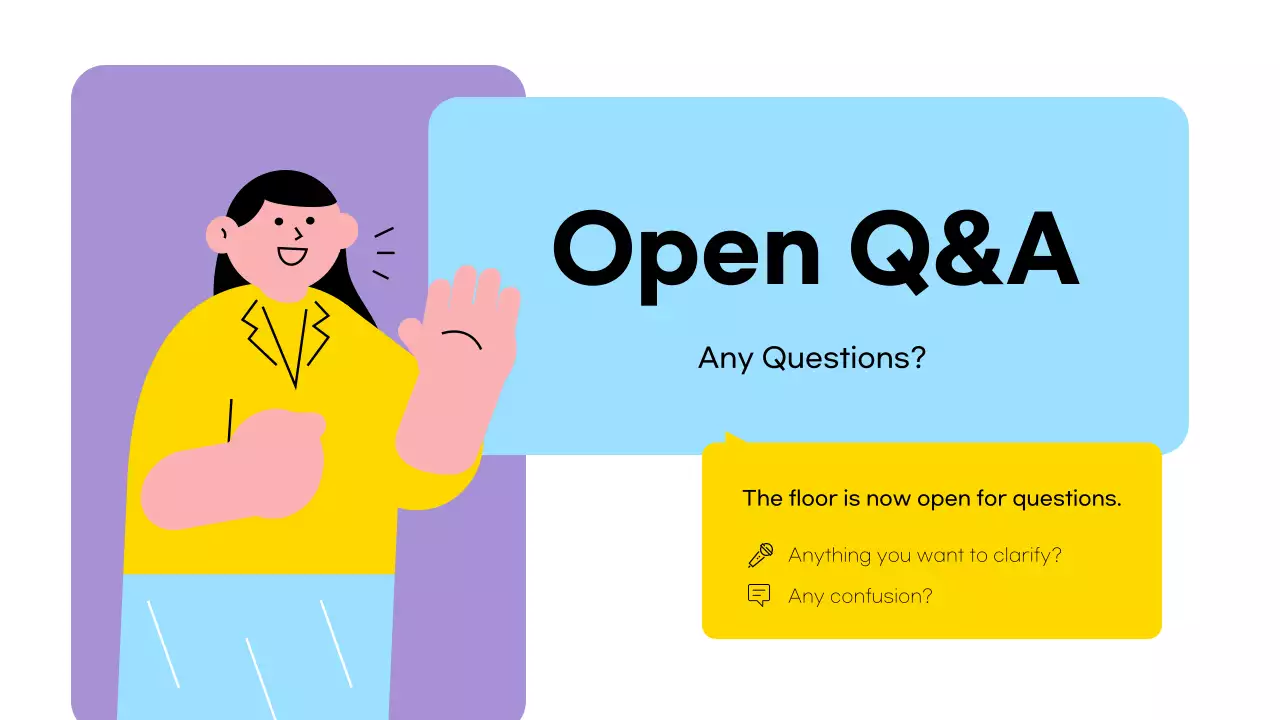 Yellow Modern Town Hall Meeting Presentation