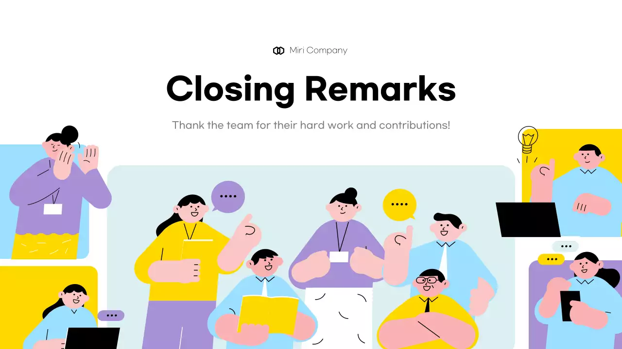 Yellow Modern Town Hall Meeting Presentation