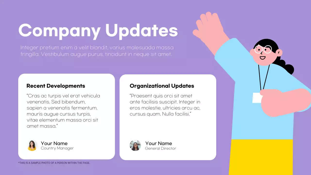 Yellow Modern Town Hall Meeting Presentation