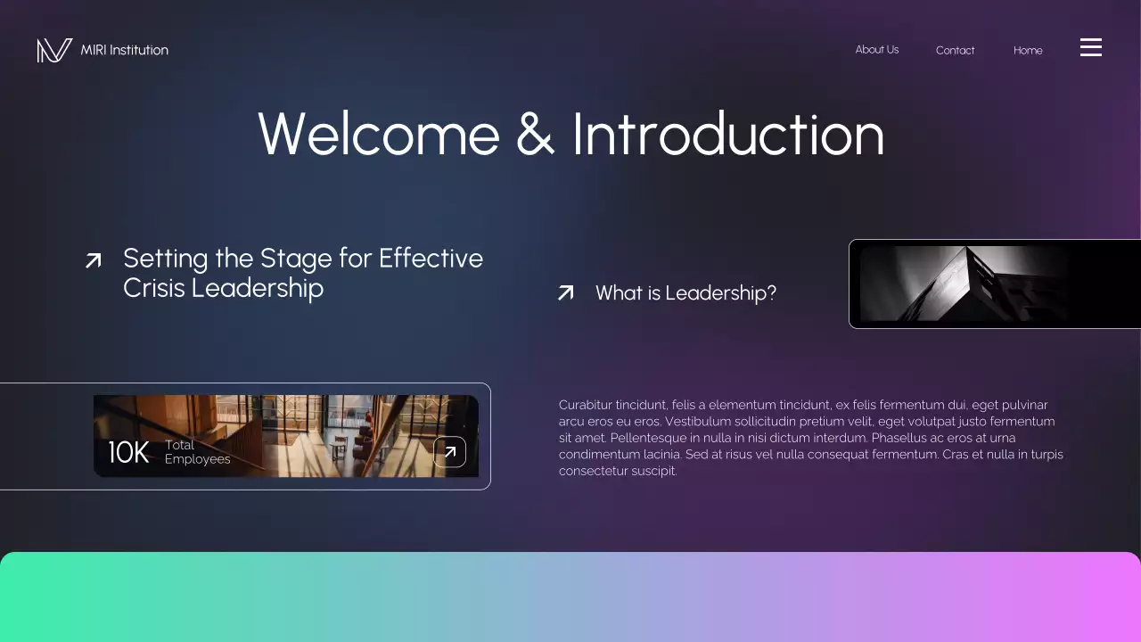 Blue Modern Business Webinar Materials Presentation