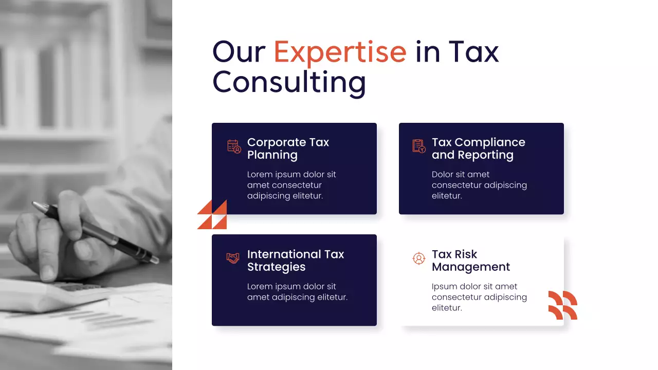 Navy Professional Tax Consulting Presentation