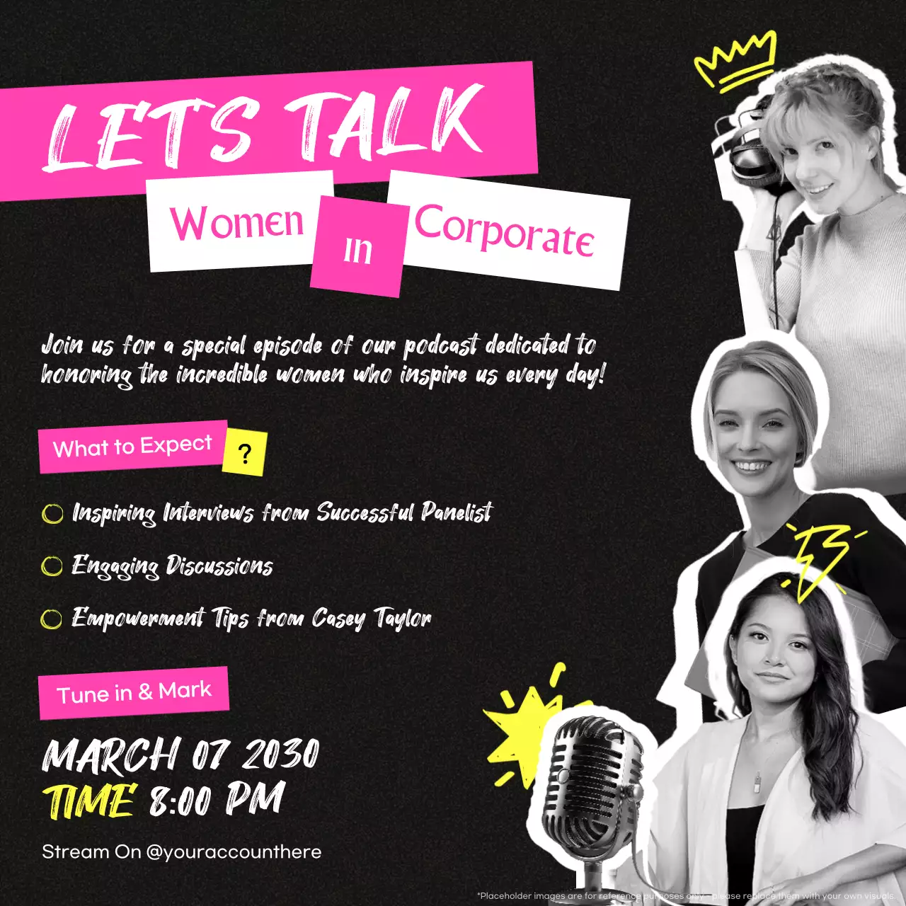 Pink Bold Corporate Promotion Social Media Post