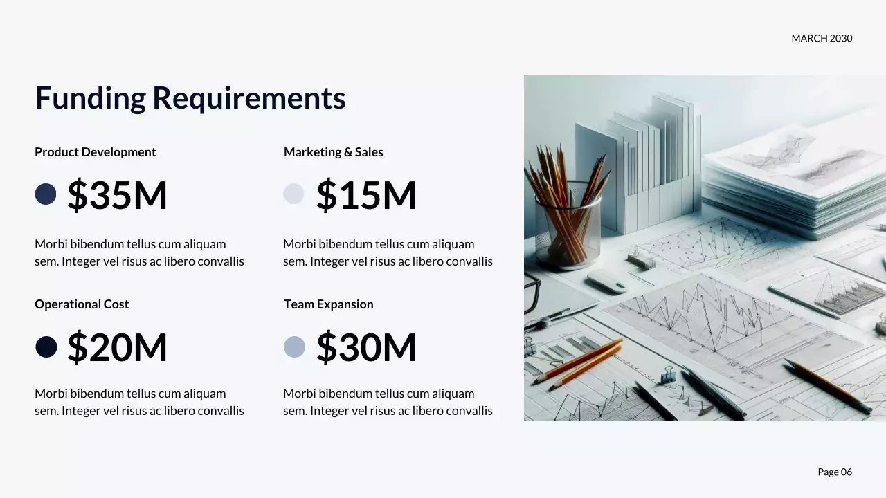 Grey Professional Startup Funding Pitch Presentation