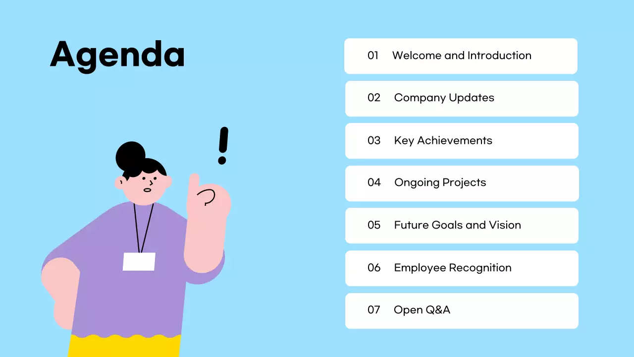 Yellow Modern Town Hall Meeting Presentation