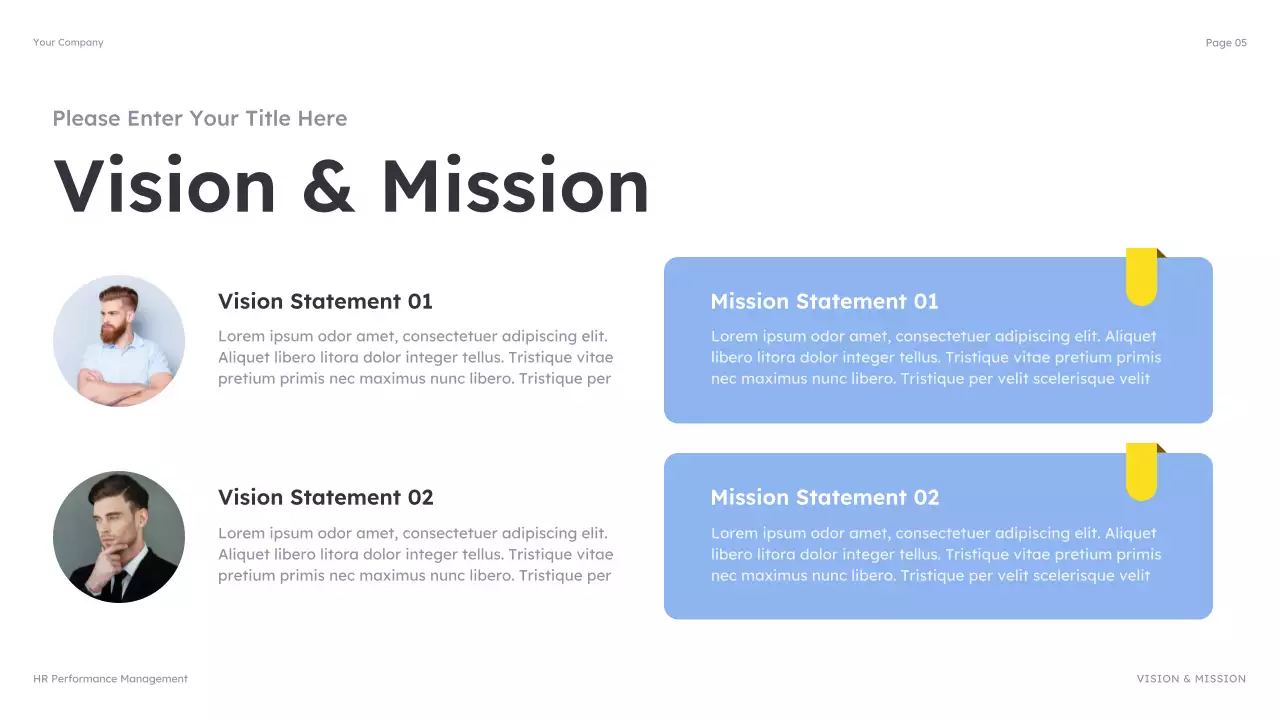 Blue Modern HR Management Guide Presentation