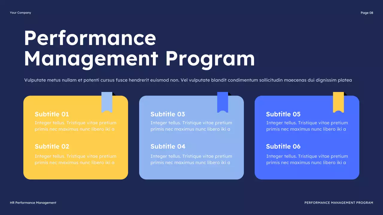 Blue Modern HR Management Guide Presentation