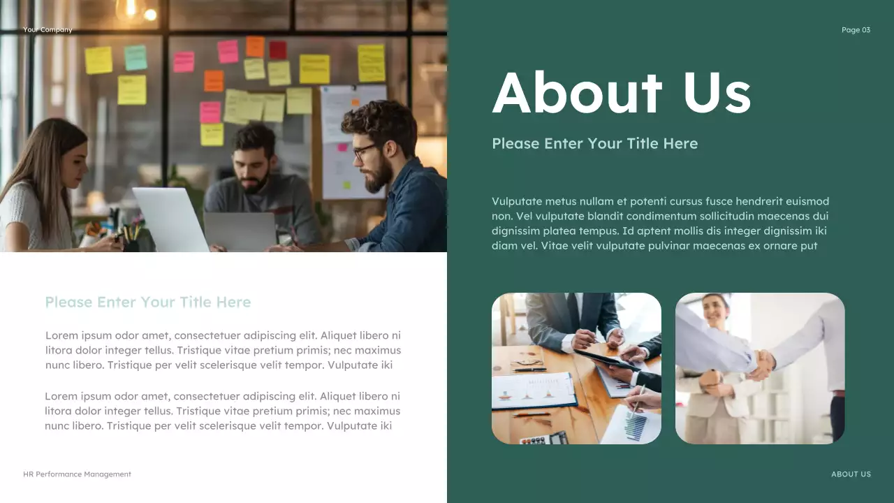 Blue Modern HR Management Guide Presentation