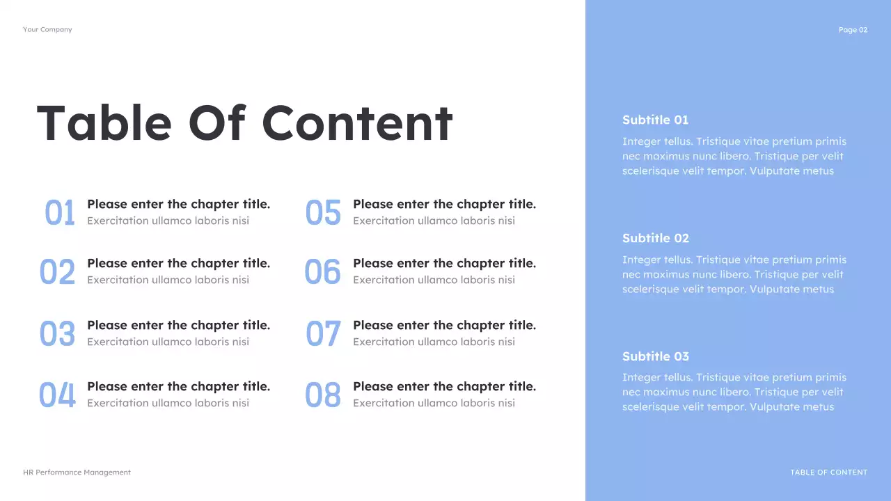 Blue Modern HR Management Guide Presentation