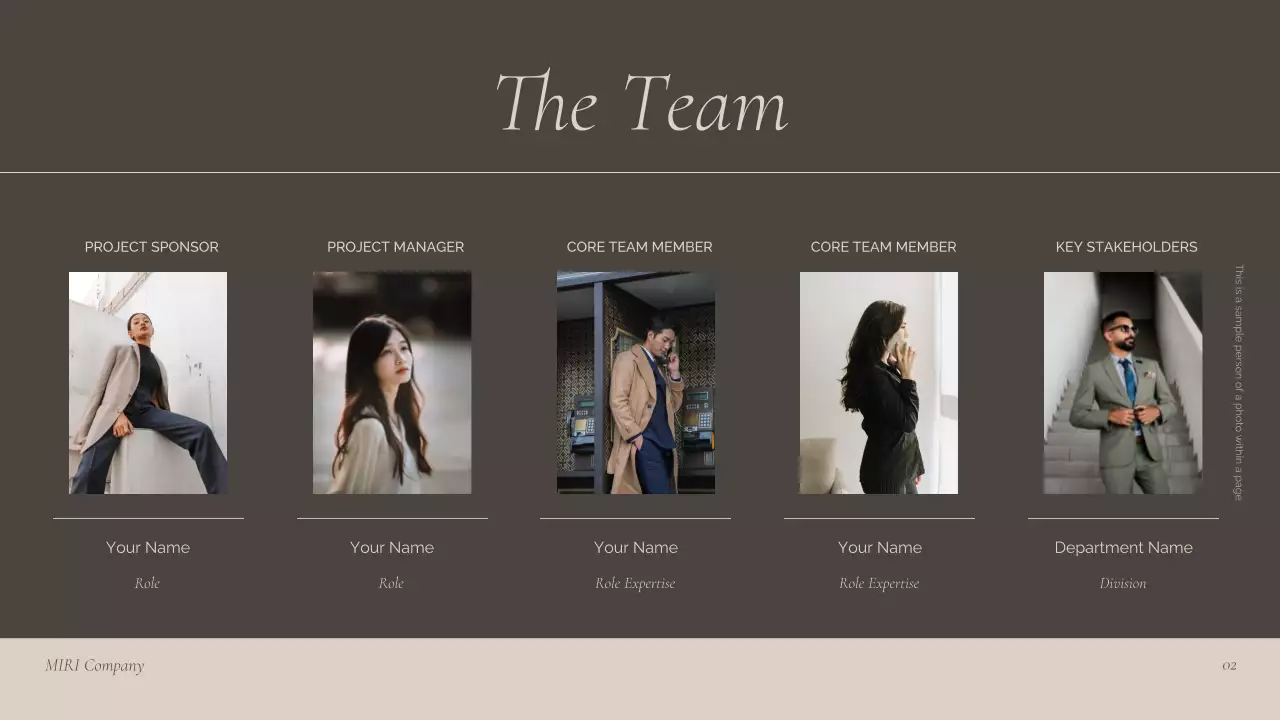 Brown Professional Project Kick-Off Guide Presentation