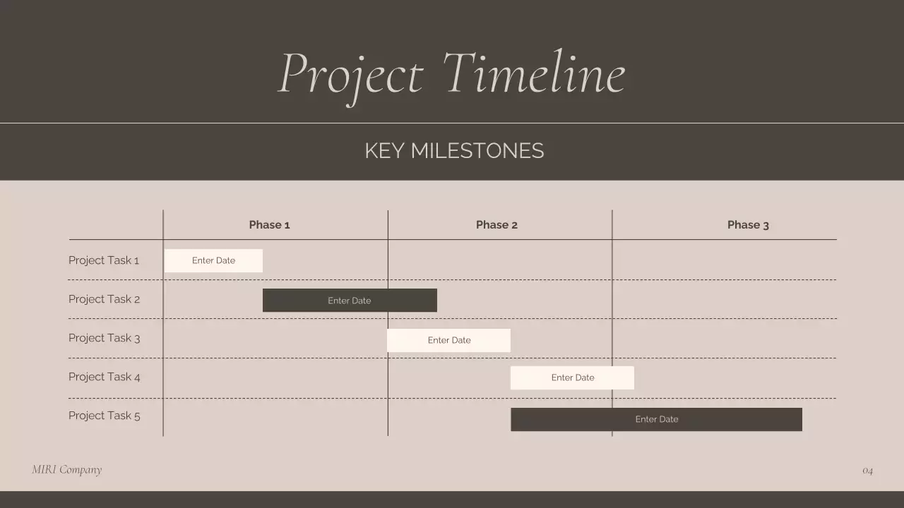 Brown Professional Project Kick-Off Guide Presentation