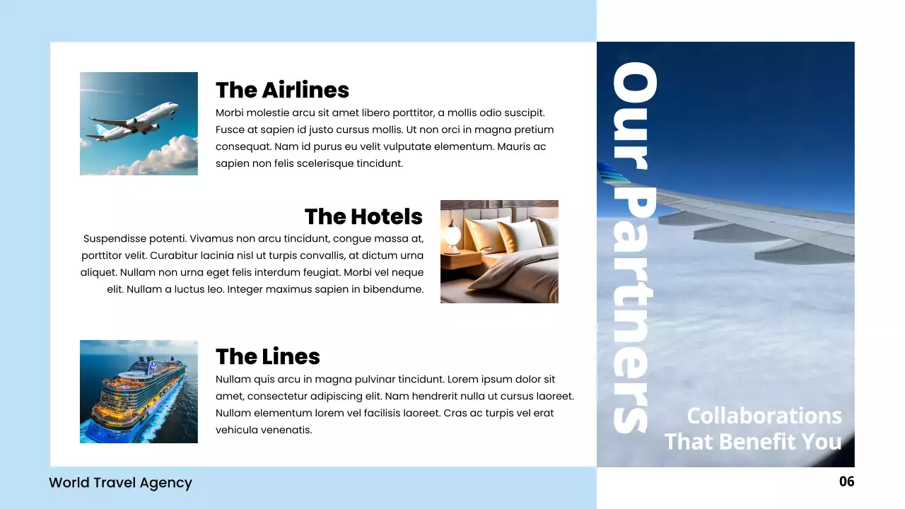 Blue Modern Travel Promotion Presentation