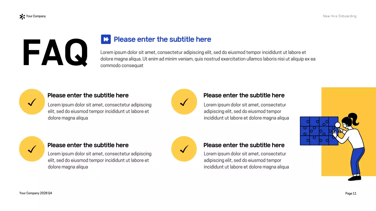 Yellow Modern Onboarding Guide Presentation