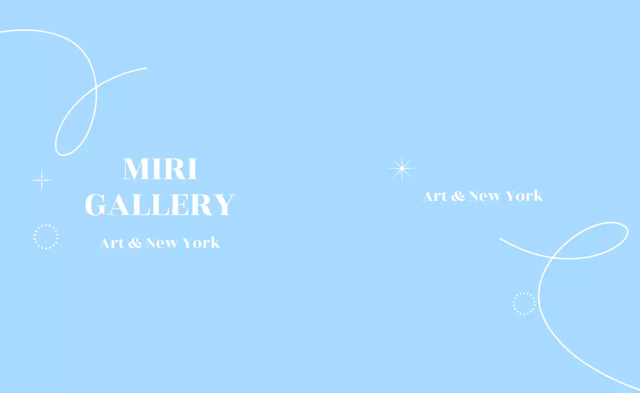 드로잉 곡선 라인이 들어간 갤러리