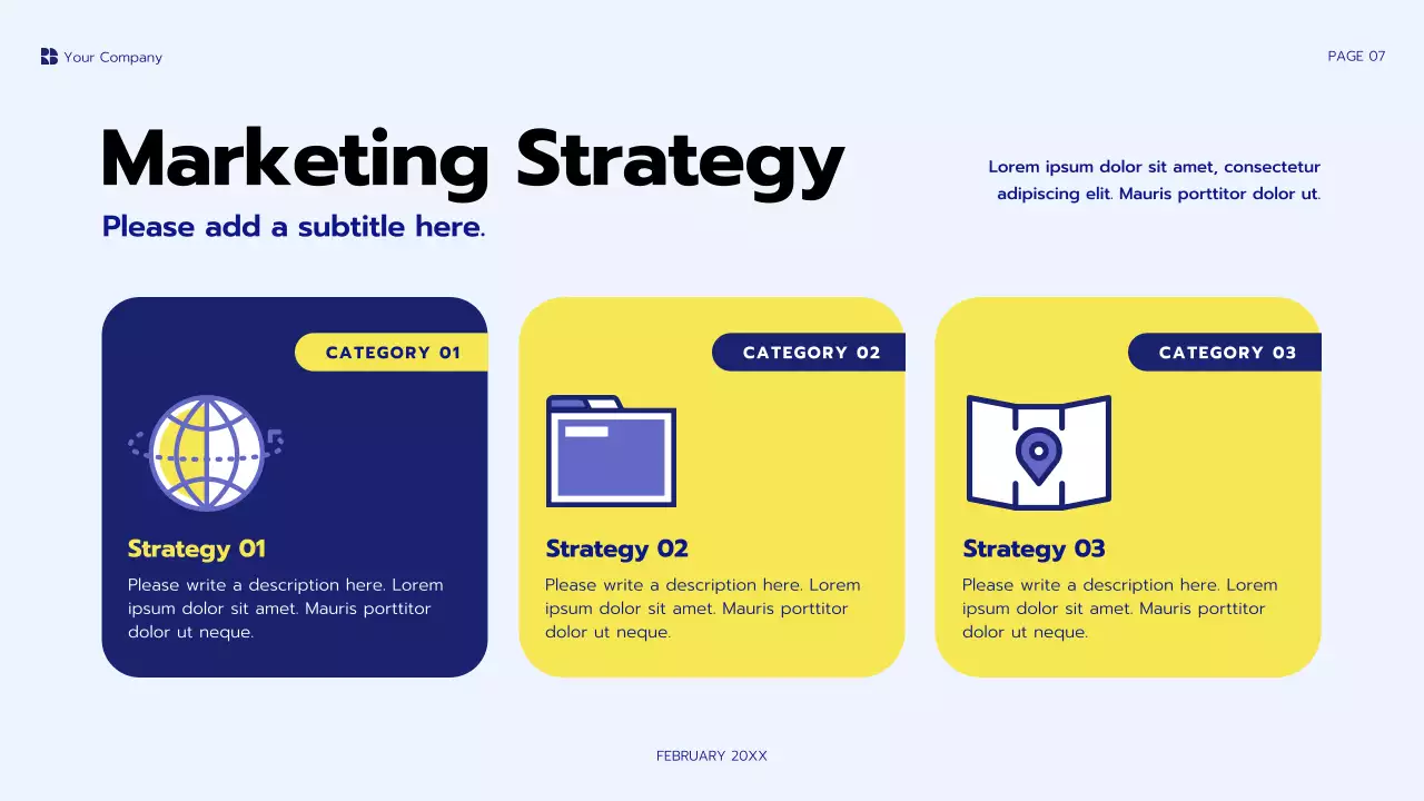 Blue Modern Project Roadmap Presentation