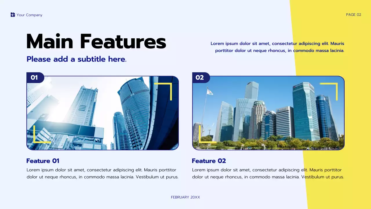 Blue Modern Project Roadmap Presentation
