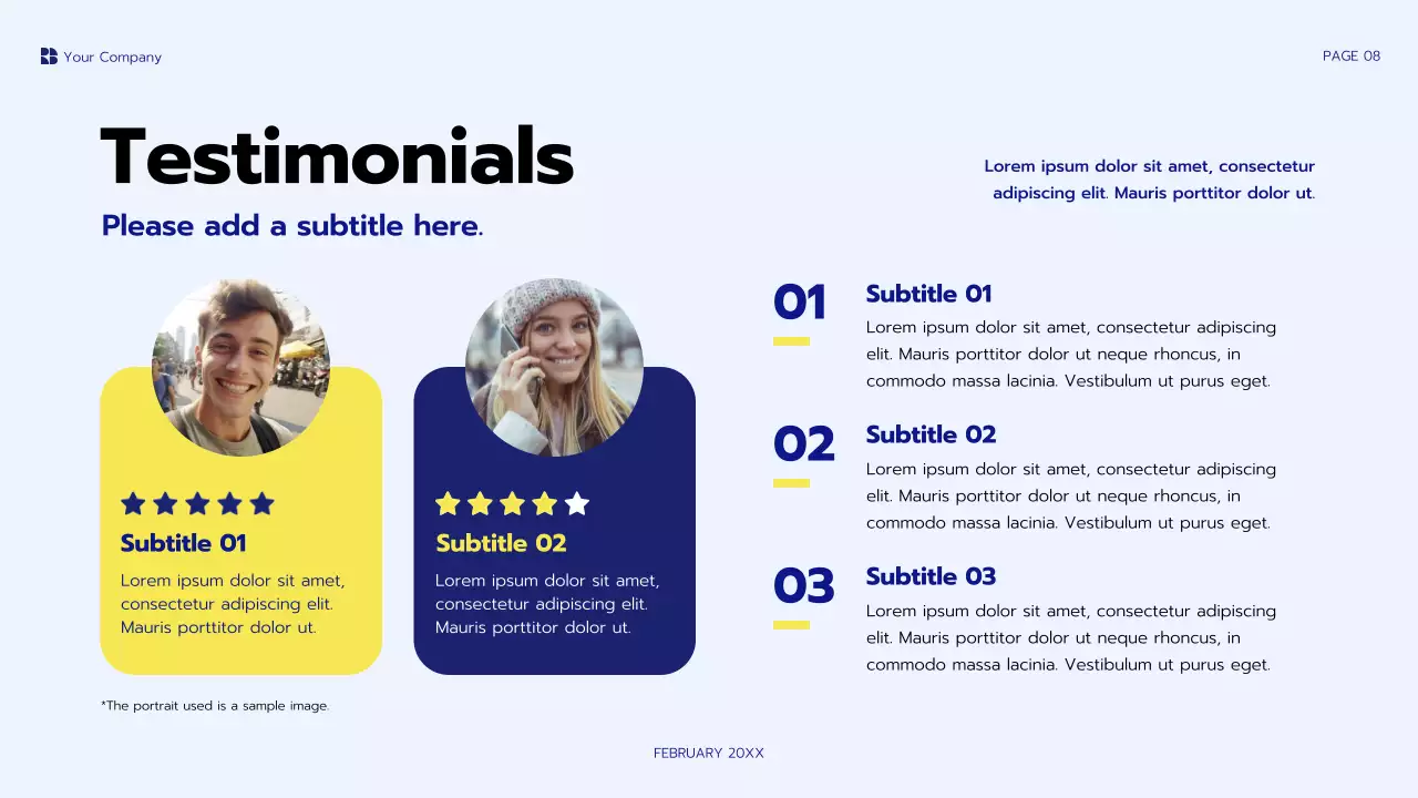 Blue Modern Project Roadmap Presentation